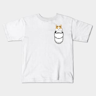 Funny Turkish Van Pocket Cat Kids T-Shirt